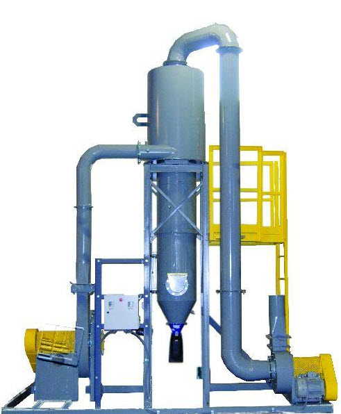 Steel cyclonic dust collectors